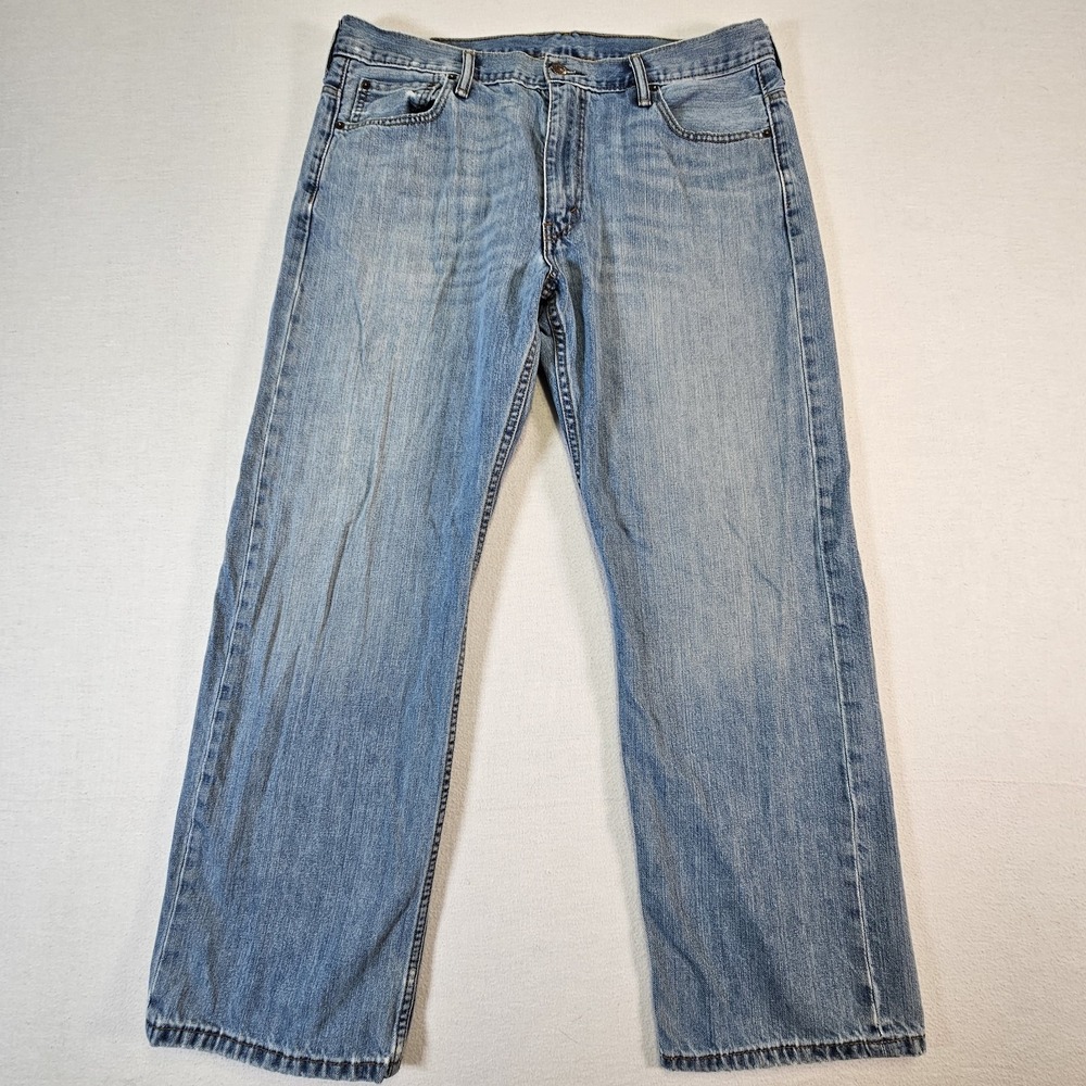 Levis Jeans Mens 36x30 Blue 569 Loose Straight Baggy Denim Pants Western Y2K